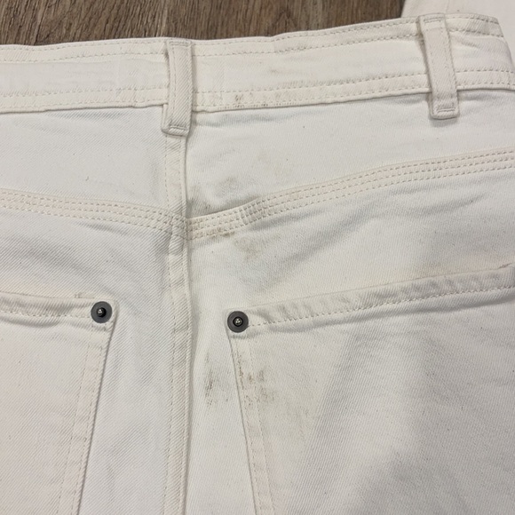 Frame Denim Natural White Utility Jeans Size 24 - Picture 7 of 9